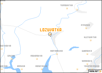 map of Lozuvatka