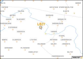 map of Lozy