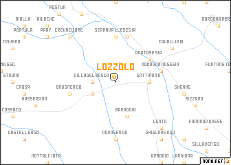 map of Lozzolo