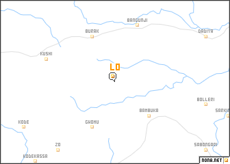 map of Lo