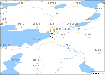 map of Lø