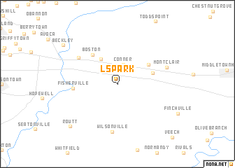 map of L S Park