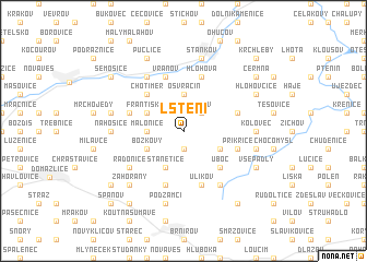 map of Lštění