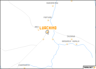 map of Luachimo