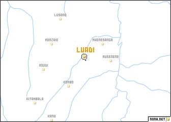 map of Luadi