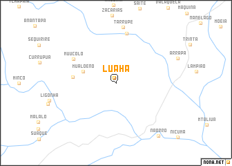map of Luaha