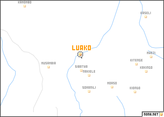 map of Luako