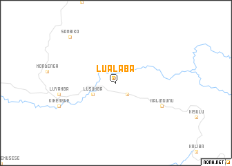 map of Lualaba