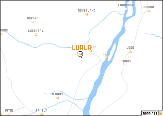 map of Luala
