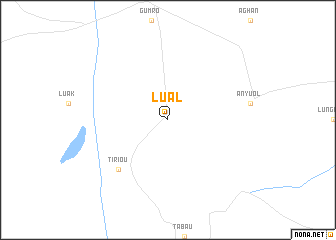 map of Lual