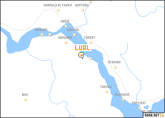 map of Lual