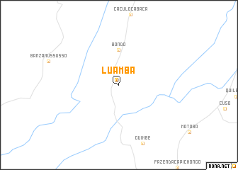 map of Luamba