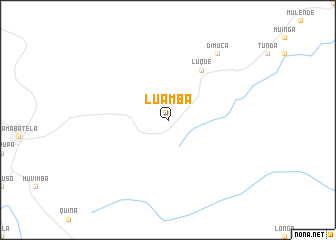 map of Luamba