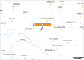 map of Luancheng