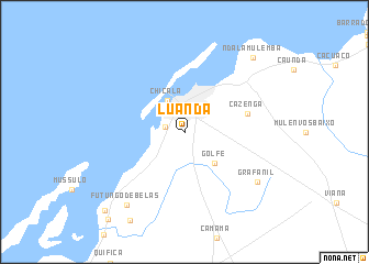 map of Luanda