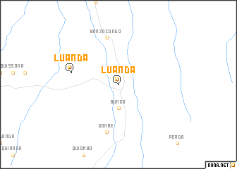map of Luanda