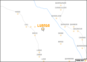 map of Luanda