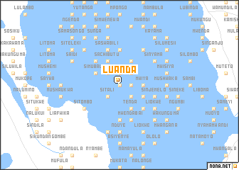 map of Luanda