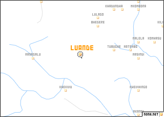 map of Luande