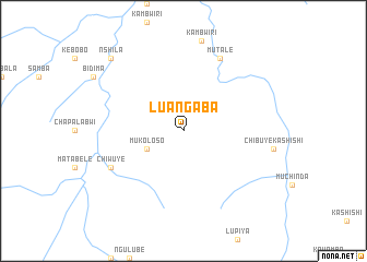 map of Luangaba