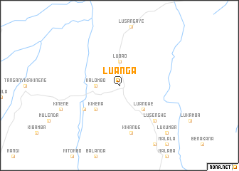 map of Luanga