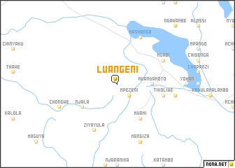 map of Luangeni