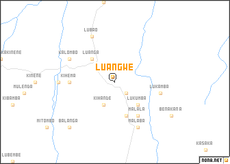 map of Luangwe