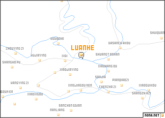 map of Luanhe