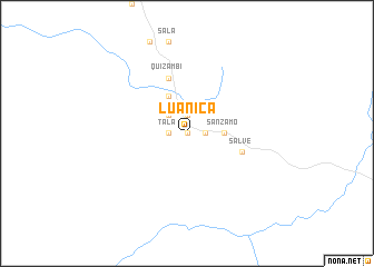 map of Luanica