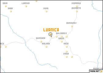 map of Luanica