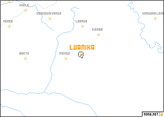 map of Luanika