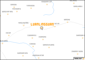 map of Luanlingguan