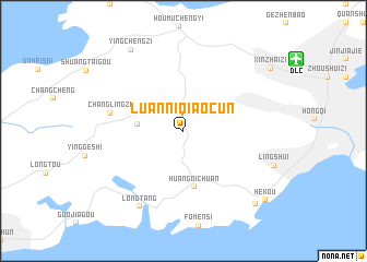 map of Luanniqiaocun