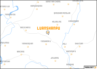 map of Luanshanpu