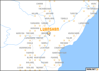 map of Luan-shan