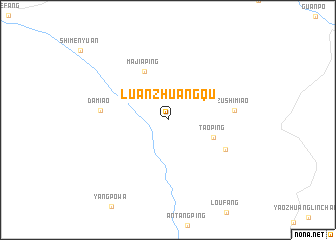 map of Luanzhuangqu