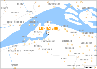 map of Luanzisha