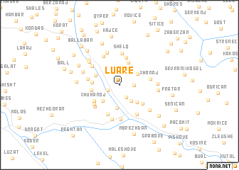 map of Luarë