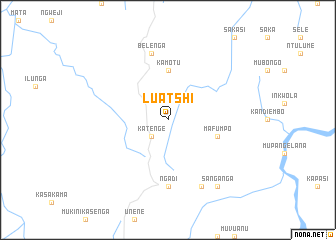 map of Luatshi