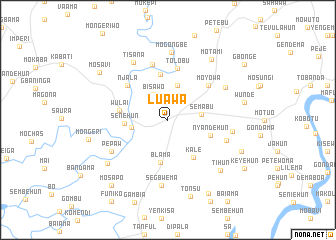 map of Luawa