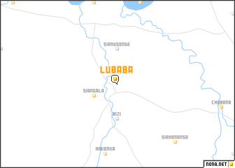 map of Lubaba