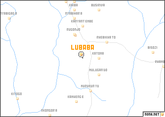 map of Lubaba