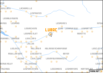 map of LʼUbac