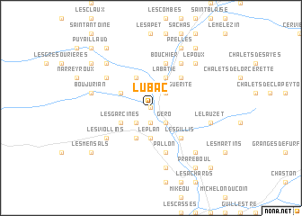 map of LʼUbac