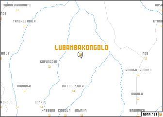 map of Lubamba Kongolo