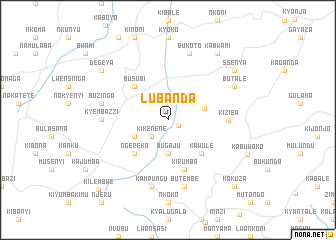 map of Lubanda