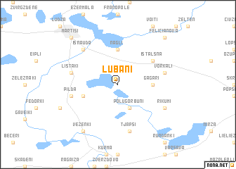 map of Lubāņi