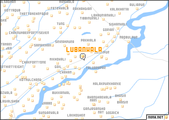 map of Lubānwāla