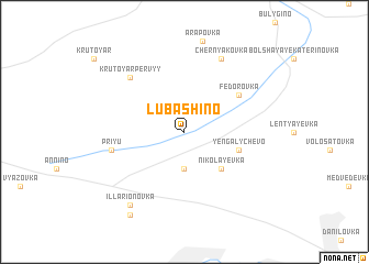 map of Lubashino