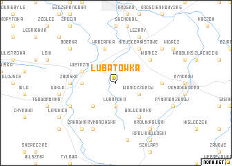 map of Lubatówka